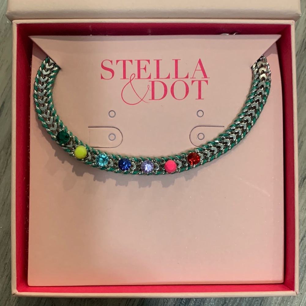 Stella & Dot Rainbow Bracelet Sliver Women’s